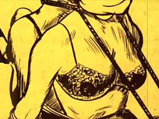 I’m captivated by these vintage erotic anime drawings from long ago.