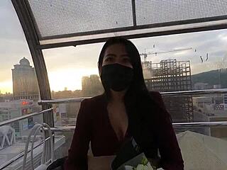 surprising nina with huge asian tits on valentines day