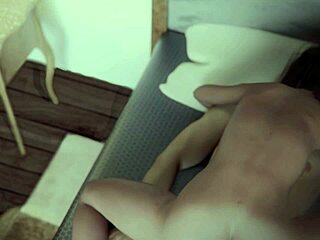 Two fingers in MILF's pussy