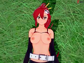 Yoko Littner Gets Fucked By Two Characters In Tengen Toppa Gurren Lagann POV Fantasy Scene