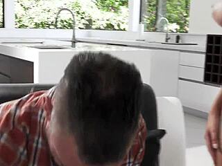 Busty Blonde Gabbie Carter Gets Pussy Pounded with Jizz on Tits