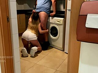 Petite Whore Bent Over For Boyfriend's Creampie