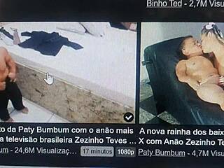 Amateur latina paty bumbum gets her big ass worshipped by dwarf zezinho teves.