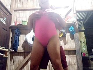 i got home and found a thief demanding sex for my jewels, homemade fucking with big cock 😈