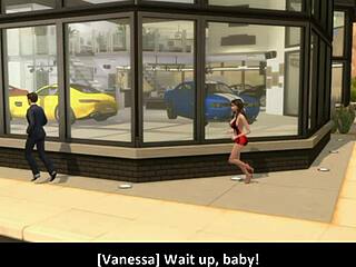 The girl next door seduces with big tits and ass in wedding adultery cheating.