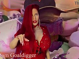 The Trick - Cosplay Mistress Dominates with Jerking Game in Costume