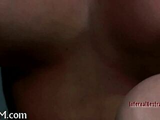 Intense sadomasochism scenes unfold in hardcore porn video.
