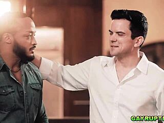 Dillon Diaz explodes huge cum load in wild gay orgy