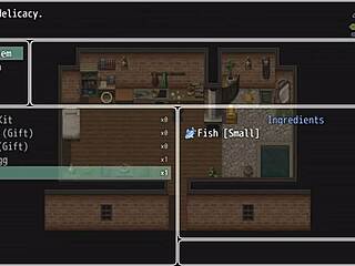 i'm playing lost lagoon harem hentai game ep 5, the sexy farmer exposes her pussy outside, it's so cute and huge