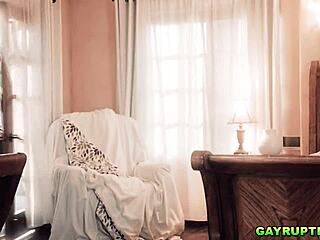 Dillon Diaz explodes huge cum load in wild gay orgy