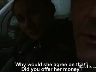 couple bangs hard for camera in public indoor spot