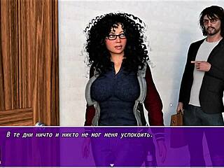Stepmom Angelica seduces with stockings in gameplay remake part 1.