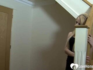 Stunning Blonde Tackles a Massive Black Cock in Wild Action