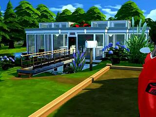 Sims 4 lake house parody features group fun with big tits and asses 😈