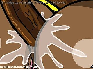 Big Booty Black BBW Takes Huge Cock Up Her Ass