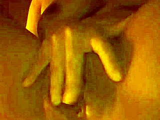 horny slut can't hold back, masturbates and cums hard on camera