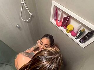 Hot Friend Joins Shower For Bisexual Fun In Dorm