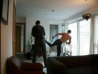 i enjoy kicking with my feet in gay kickboxing