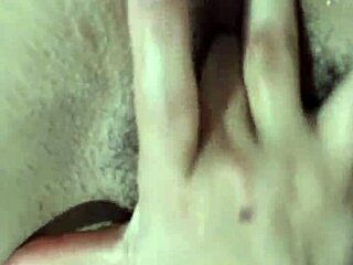 Curvy latina amateur squirts hard in homemade solo. Her long hair sways during intense milky release.