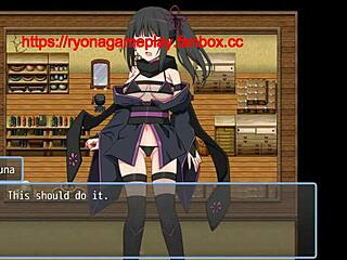 Hot Geisha HAVING SEX with Men in FALLEN PRINCESS Setsuna Ryona Game