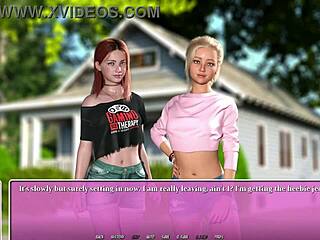 Intensely kissing my hot blonde lesbian best friend