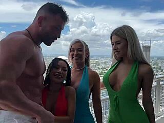 I’m so hyped for this 3 on 1 interracial foursome with Ema Karter, CJ Miles, Maximo Garcia, Hayley Davies!