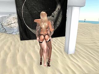 second life adventures with a blonde character in virtual world