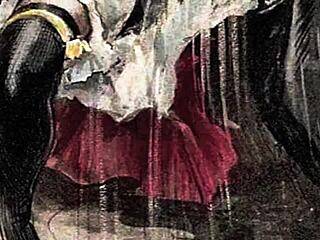 vintage erotic drawings from anime comics 😍