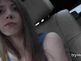 elegant nympho sucks cock in pov then rides pussy