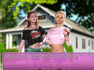 Intensely kissing my hot blonde lesbian best friend