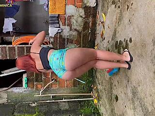 I hired this latina with a big ass, and she wanted to suck my cock?