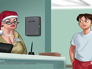 in summertimesaga, she offers her breasts for a daring touch in wild gameplay