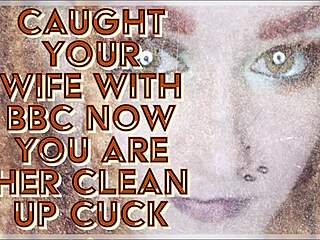 caught your wife with big black cock, now you're her clean up cuck