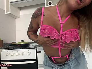 Petitechloe Gets Horny During Breakfast