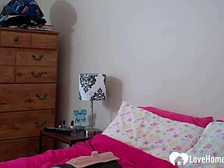 Sexy SOLO girl RIDES her favorite SEX MACHINE homemade