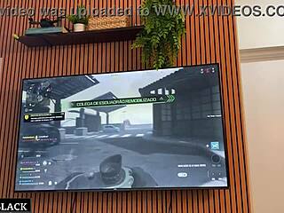 Pregnant Latina Sucks And Rides Husband's Big Cock During Video Game