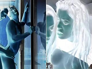 Muscular guy dives into wet pussy