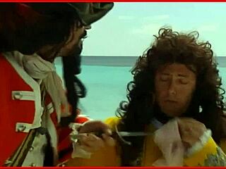 Robinson Crusoe on Sin Island GREAT SCENE with wild action