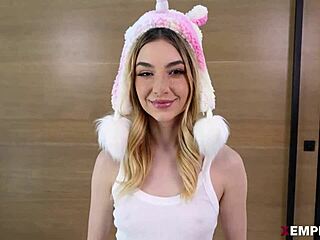 Hot Fuck With Petite Demi Hawks Bent Over In Doggystyle Cumshot