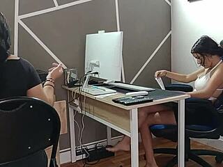 I fucked the Colombian secretary in the boss's office