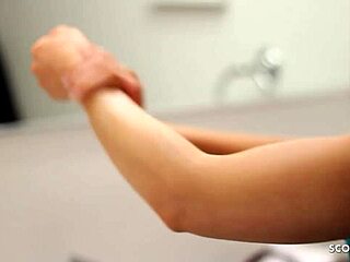 Sexy redhead wife cheating lesbian sex with her female boss in hotel