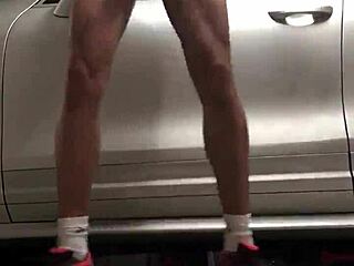 spying on gay guys working out in the garage gym