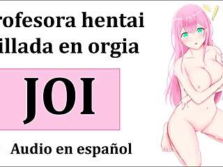 Hentai Orgy with Sexy Teacher in Wild Cosplay Audio Session