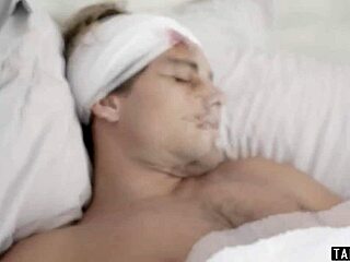 bound woman seduces with sucking and licking in sadomasochism