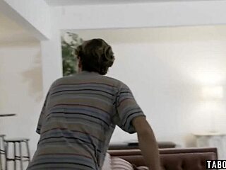 bound woman seduces with sucking and licking in sadomasochism