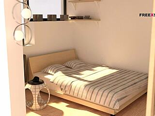 Dreams of Desire - Aby Rewards Alex with Handjob and Blowjob for Light Bulb Fix