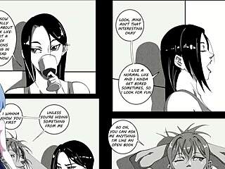 Exclamatory-Raw Wild hentai girls night out in anime action!