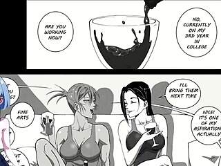 Exclamatory-Raw Wild hentai girls night out in anime action!