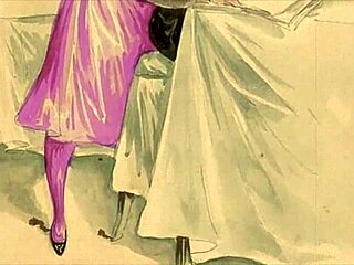 vintage erotic illustration captures raw sensual charm