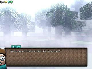 hot underwear hornycraft gets steamy in wild anime parody action